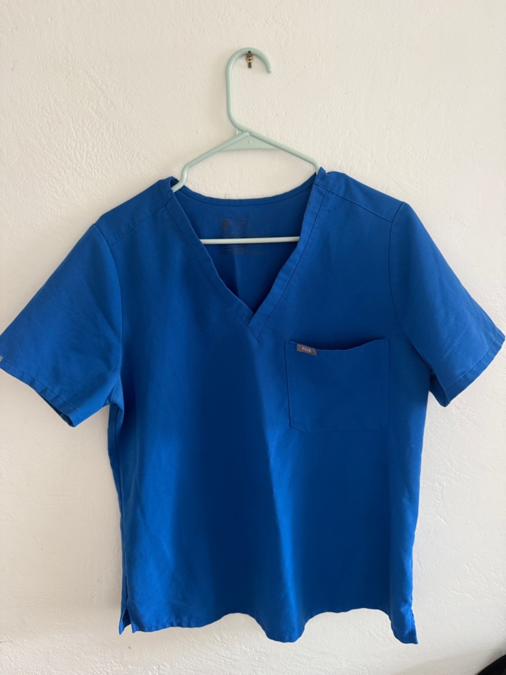 Figs Royal Blue Catarina top
